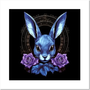 Blue Bunny Posters and Art